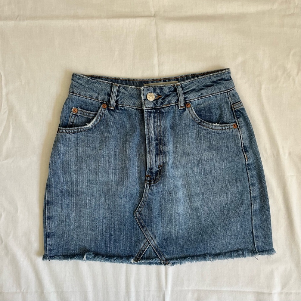 Topshop Denim Skirt